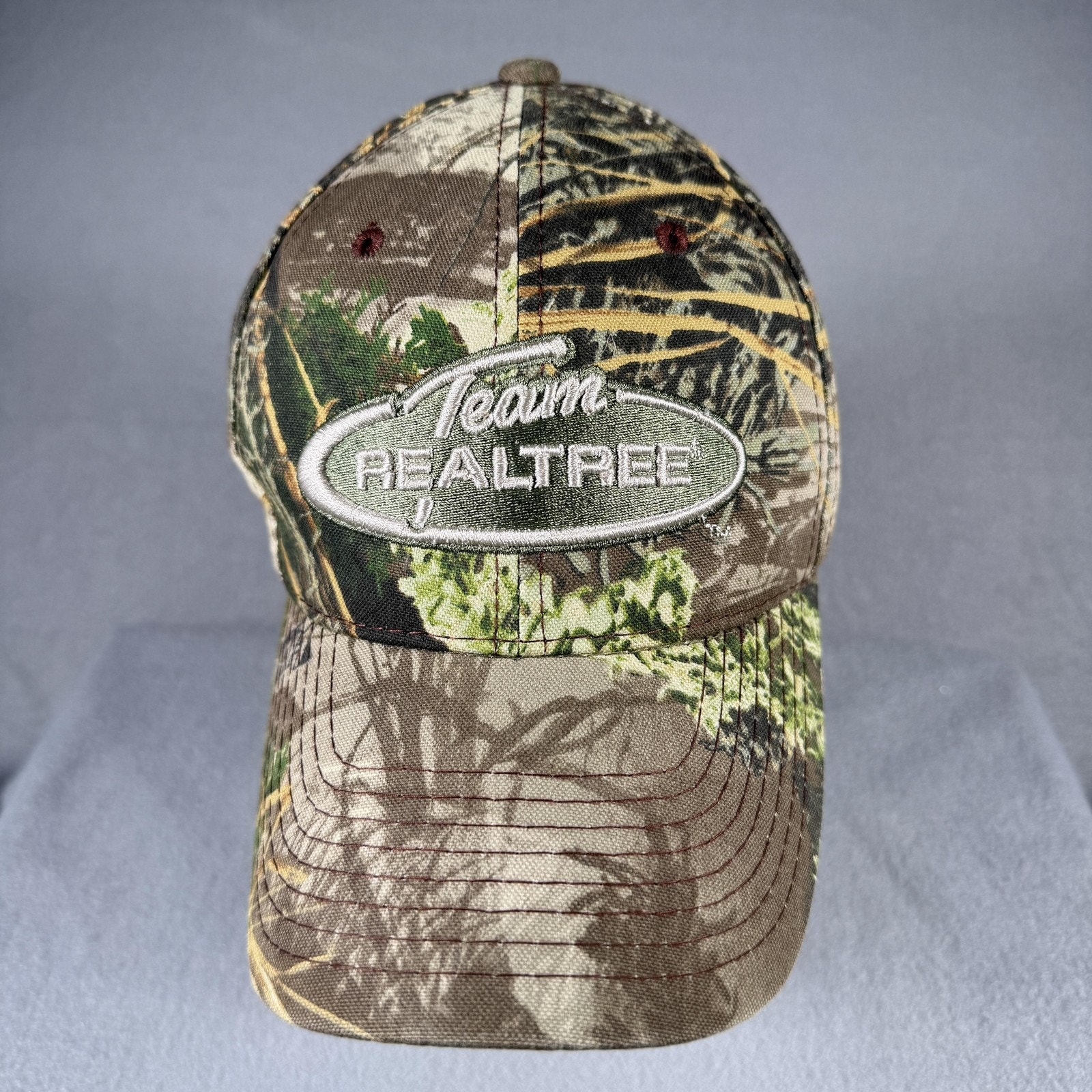Team Realtree Hat Cap Strap Back Mens One Size Camouflage Embroidered Hunting